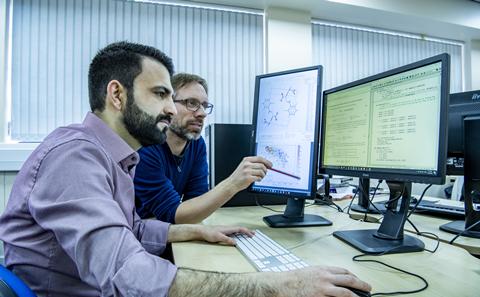 Professor Graeme Day (right)